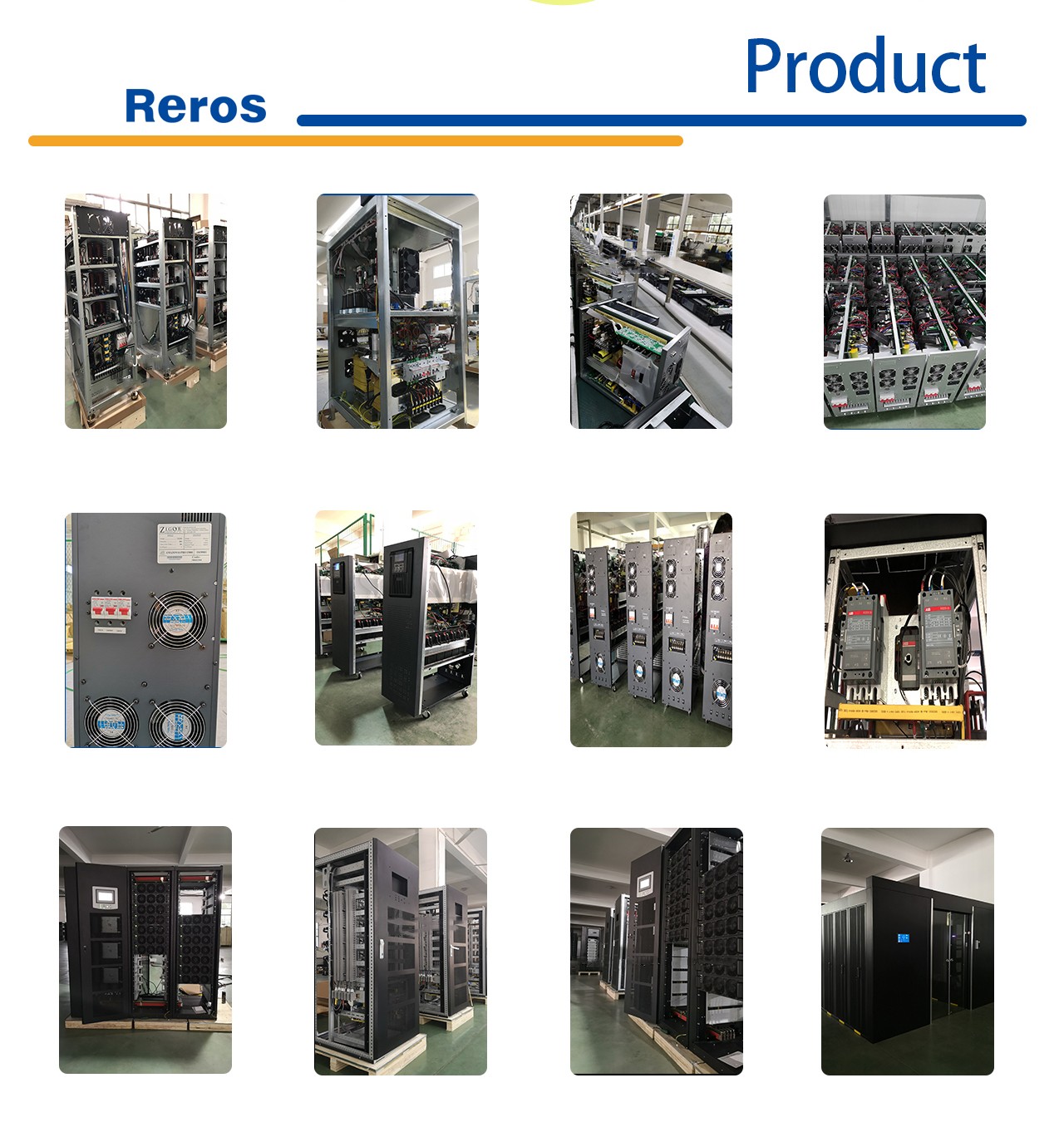 Reros UPS power supply transfomerless three phase tower type High frequency 3W3(10-120KVA)